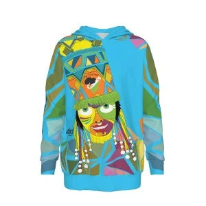 Bermuda Gombey Ayo! (Blue) Unisex Kids Pullover Jacket Hoodie