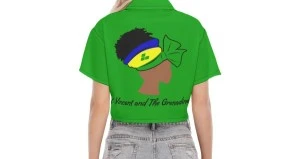 St Vincent Colors Unisex Shirt- Womens Crop 