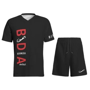 Bermuda Sport- Kids Sports/Gym Set (Black/Red) 