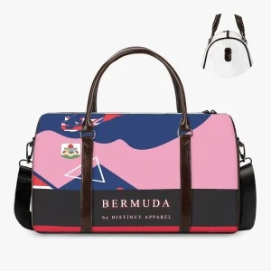 BERMUDA DISTINCT- FLAG LUXURY DUFFLE BAG (TRAVEL ELITE)