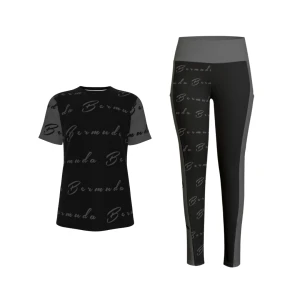 Bermuda Active Two-Piece Set (Black)