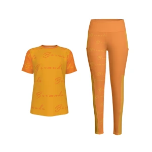 Bermuda Active Two-Piece Set (Orange)