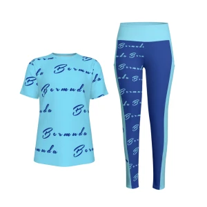 Bermuda Active Two-Piece Set (Blue)