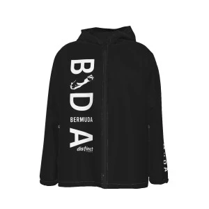 Bermuda Sport Jacket (White & Black) Wind & Raincoat