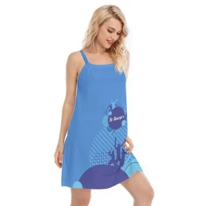 St George’s  Cupmatch Summer Dress-short sleeveless cami- (Celebration Collection)