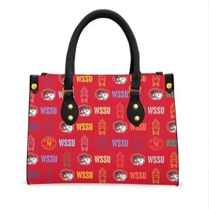 WSSU-INSPIRED CLOCKTOWER TOTE BAG (RED) 
