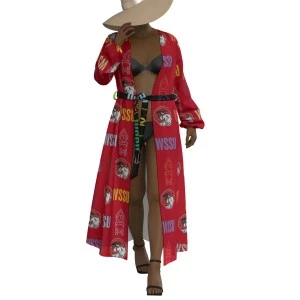WSSU-INSPIRED CLOCKTOWER ROBE COVERUP 