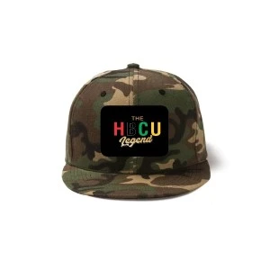 HBCU LEGEND- HBCU Hat Collection- SNAP BACK HAT WITH METAL BUCKET (ARMY) 