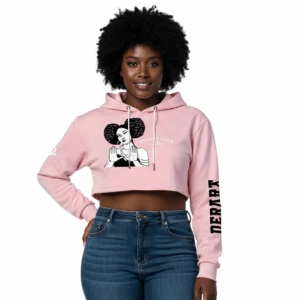 WSSU - Cropped Hoodie Rose Quartz 