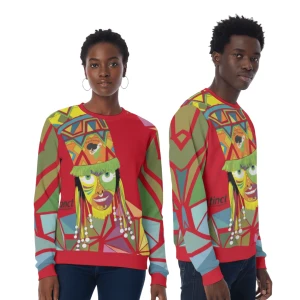 Bermuda Gombey Ayo! (Red) Unisex Christmas Sweater